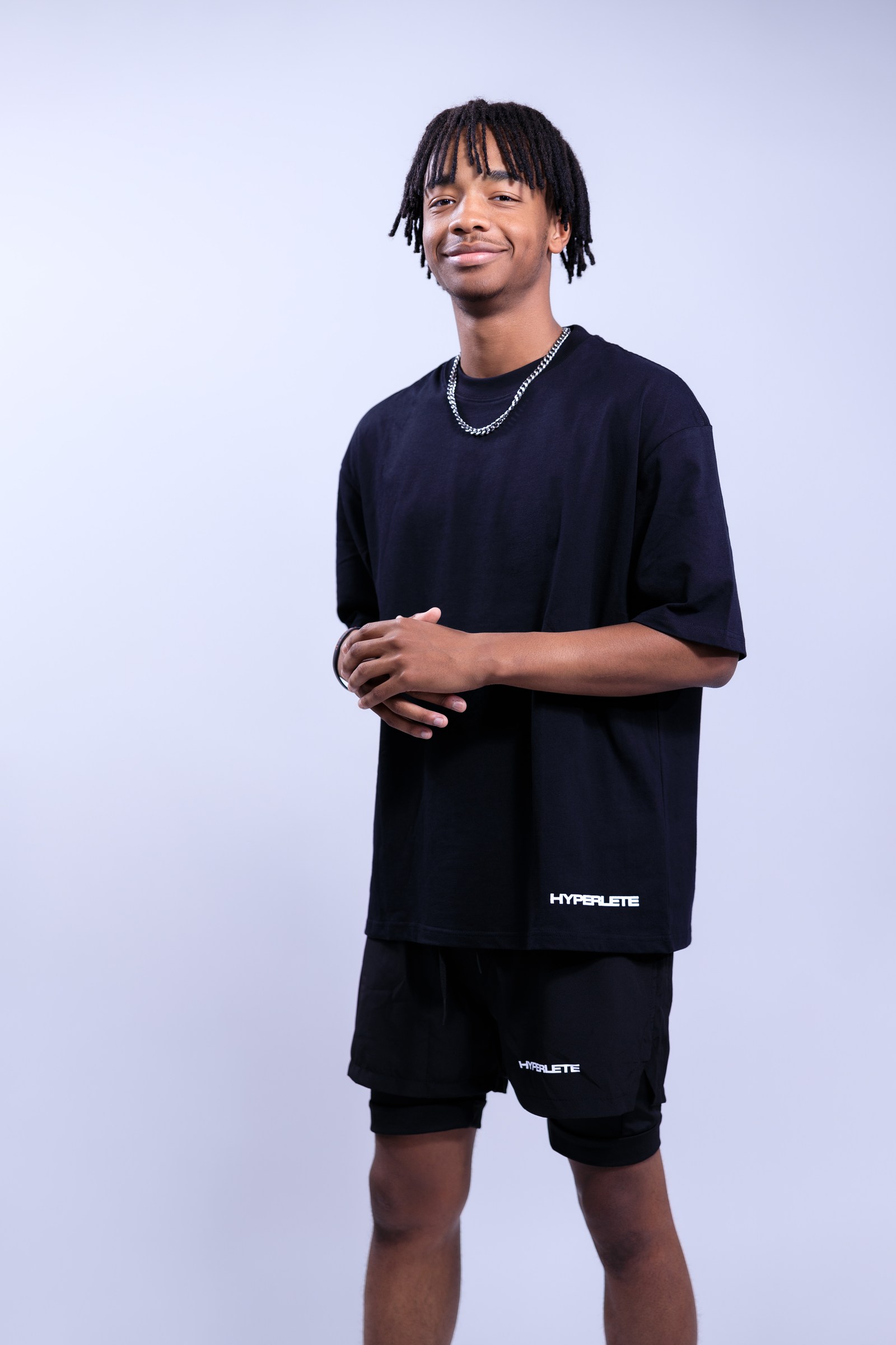 Lifestyle brand image with a confident editorial mood